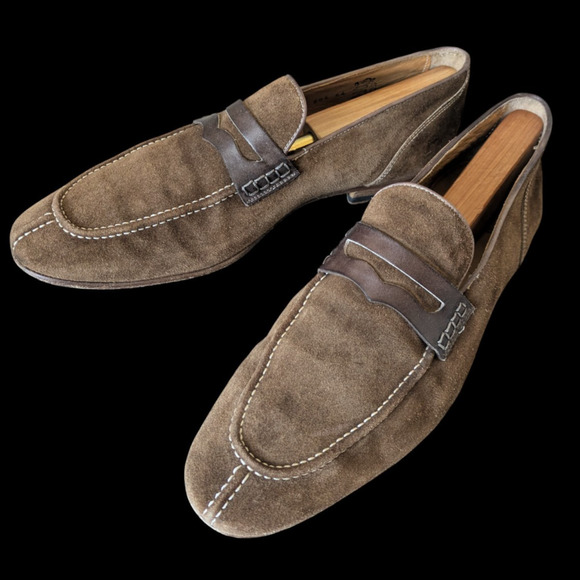 Elegant Brown Suede Men\'s Loafers main image 11